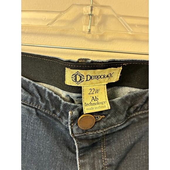 Democracy Ab Technology Skinny Ankle Jeans Dark Wash Size 22W - Picture 3 of 6
